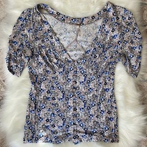 Free people button-down top
